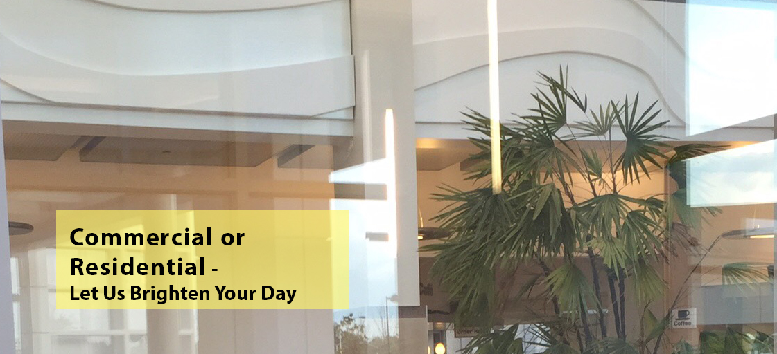 Image with text: Commercial or residential, we do it all