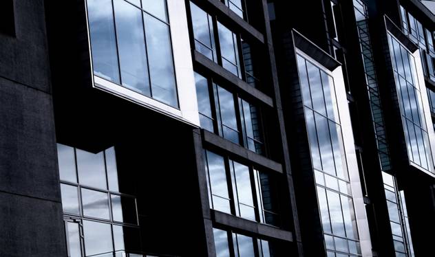 Windows of a building